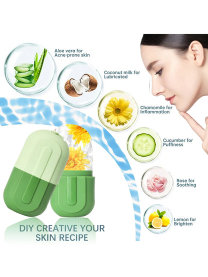 Rodillo de hielo facial